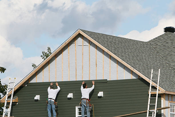 Professional Siding Contractor technician working in Henrico, VA